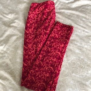 OS rose leggings